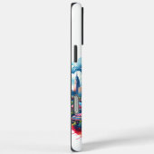 Die lebhaften Sehenswürdigkeiten New Jerseys entla Case-Mate iPhone Hülle (Rückseite / Rechts)