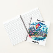 Die lebhaften Sehenswürdigkeiten New Jerseys entla Notizblock (Innenseite)