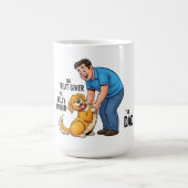 Die Leckerei gibt dem Bauchkautschuk den Vater Kaffeetasse (Mittel)