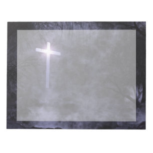 Die LED leuchtet auf Notepad. Notizblock