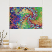 Die Leere erzeugt das Wesen Poster (Küche)