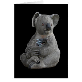 Die leere Grußkarte einer Mutter