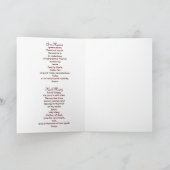 Die leere Grußkarte für die Meldung (RLS 04) Karte (Innenseite)