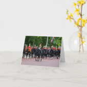 Die leere Karte des Hauskavalleriebands (Gelbe Blume)