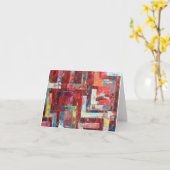 Die leere Karte des Lagers (Gelbe Blume)