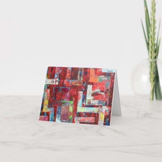 Die leere Karte des Lagers (Vorderseite)