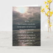 Die leere Karte des Sea Inspiration (Gelbe Blume)