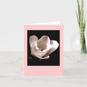 Die leere Notizkarte "The Tulip" Karte