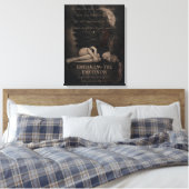 Die Leere umarmen Dark Romantic Gothic Leinwanddruck (Insitu (Schlafzimmer))