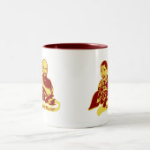 Die leftists-Tasse Zweifarbige Tasse (Mittel)