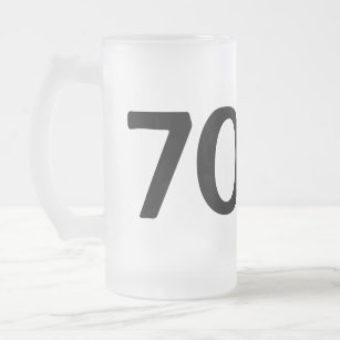Die legendäre Bierlegende Tasse für 70. Geburtstag