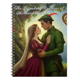 Die legendäre Romanze des Sherwood Forest Notizblock