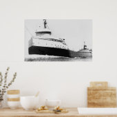 Die legendäre S.S. Edmund Fitzgerald Poster (Küche)