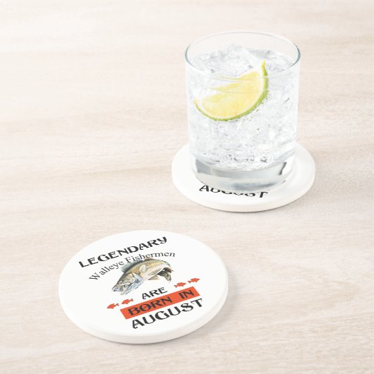 Die legendären Walleye-Fischer sind im August Gebo Getränkeuntersetzer (Seite)