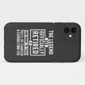 die Legende amtlich erschöpft hat Case-Mate iPhone Hülle (Rückseite (Horizontal))