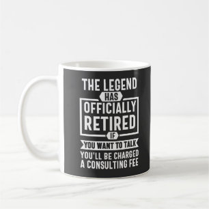 die Legende amtlich erschöpft hat Kaffeetasse