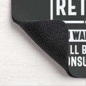 die Legende amtlich erschöpft hat Mousepad (Ecke)