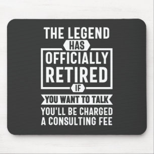 die Legende amtlich erschöpft hat Mousepad