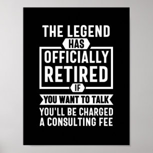 die Legende amtlich erschöpft hat Poster