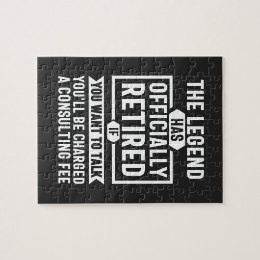 die Legende amtlich erschöpft hat Puzzle (Horizontal)