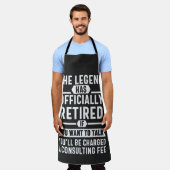 die Legende amtlich erschöpft hat Schürze (Getragen)