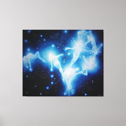 Die Legende der Pleiades Leinwanddruck (Vorderseite)