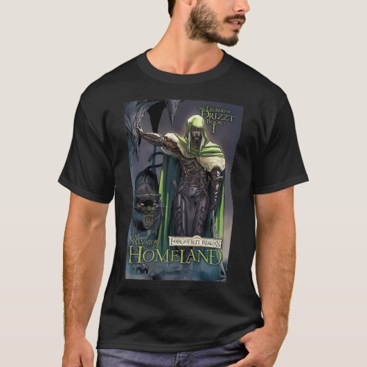 Die Legende des Drizzt Buches Salvatore vergessen T-Shirt (Vorderseite)