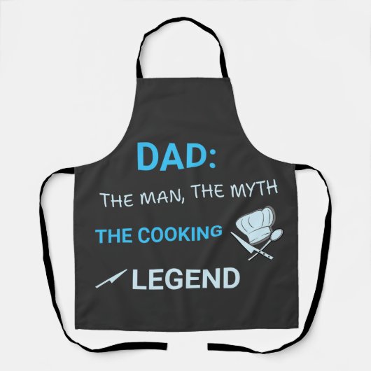Die Legende des Kochens – BBQ & Chef-Vater Schürze (Vorderseite)