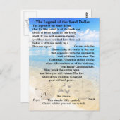 Die Legende des Sand-Dollars Postkarte (Vorne/Hinten)