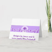 DIE LEGENDE DES WEIHNACHTSsternes… Feiertagskarte (Rückseite)