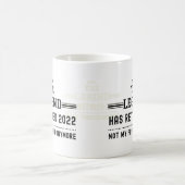 Die Legende hat 2022 nicht mehr mein Problem Kaffeetasse (Mittel)