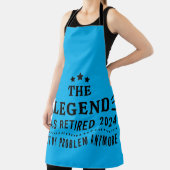 Die Legende hat 2024 nicht mein Prob-Ruhestand auf Schürze (InSitu)