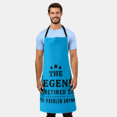 Die Legende hat 2024 nicht mein Prob-Ruhestand auf Schürze (Getragen)