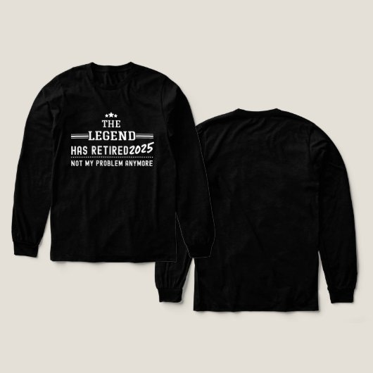 Die Legende hat 2025 gelähmt - nicht mehr mein Pro Tri-Blend Shirt (Design Vorderseite & Rückseite)