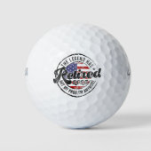 Die Legende hat das Jahr 2025 offiziell erschöpft Golfball (Vorderseite)