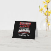 Die Legende hat das komische Ruhestand offiziell w Karte (Gelbe Blume)