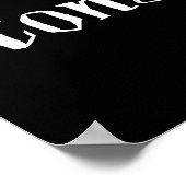 Die Legende hat das komische Ruhestand offiziell w Poster (Ecke)