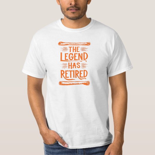 Die Legende hat den Motivierend T - Shirt wieder e (Vorderseite)