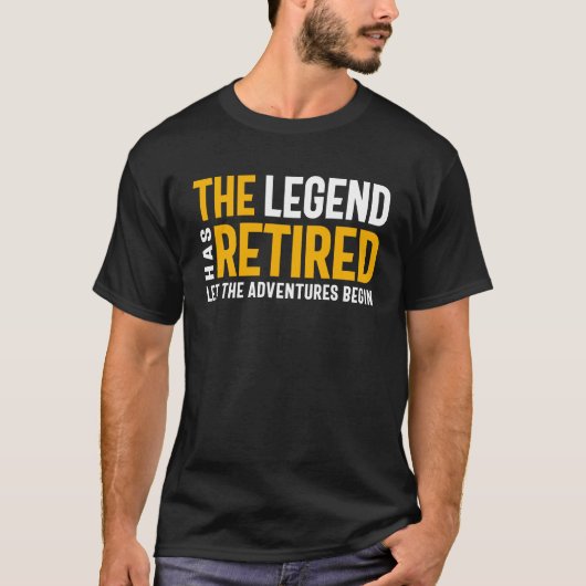 Die Legende hat die Abenteuer Gelassen T-Shirt (Vorderseite)