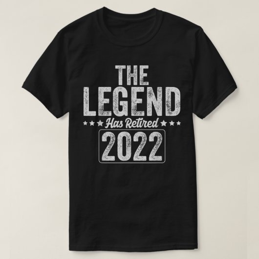 Die Legende hat die für 2022 T-Shirt (Design vorne)