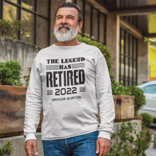 Die Legende hat die Personalisierte Pensionierung  T-Shirt