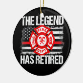 Die Legende hat die Ruhestandsregelung für Feuerwe Keramik Ornament (Links)