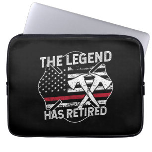 Die Legende hat die Ruhestandsregelung für Feuerwe Laptopschutzhülle