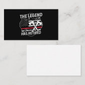 Die Legende hat die Ruhestandsregelung für Feuerwe Mitteilungskarte (Vorne/Hinten)