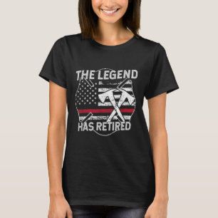 Die Legende hat die Ruhestandsregelung für Feuerwe T-Shirt