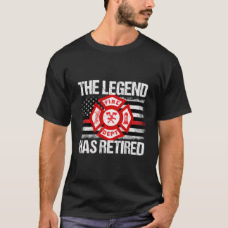 Die Legende hat die Ruhestätte des Feuerwehrmanns  T-Shirt