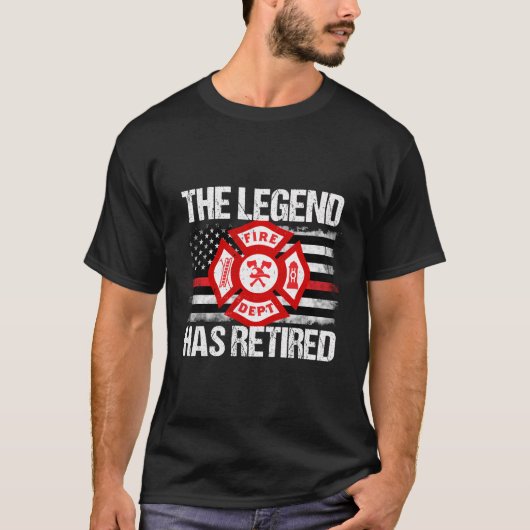 Die Legende hat die Ruhestätte des Feuerwehrmanns T-Shirt (Vorderseite)