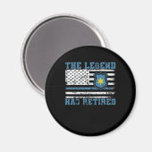 Die Legende hat die USA wieder erschöpft Magnet (Vorderseite/Rückseite)