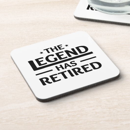 Die Legende hat eine Gabe für einen Freund des Arb Getränkeuntersetzer (Linke Seite)