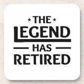 Die Legende hat eine Gabe für einen Freund des Arb Getränkeuntersetzer (Vorderseite)